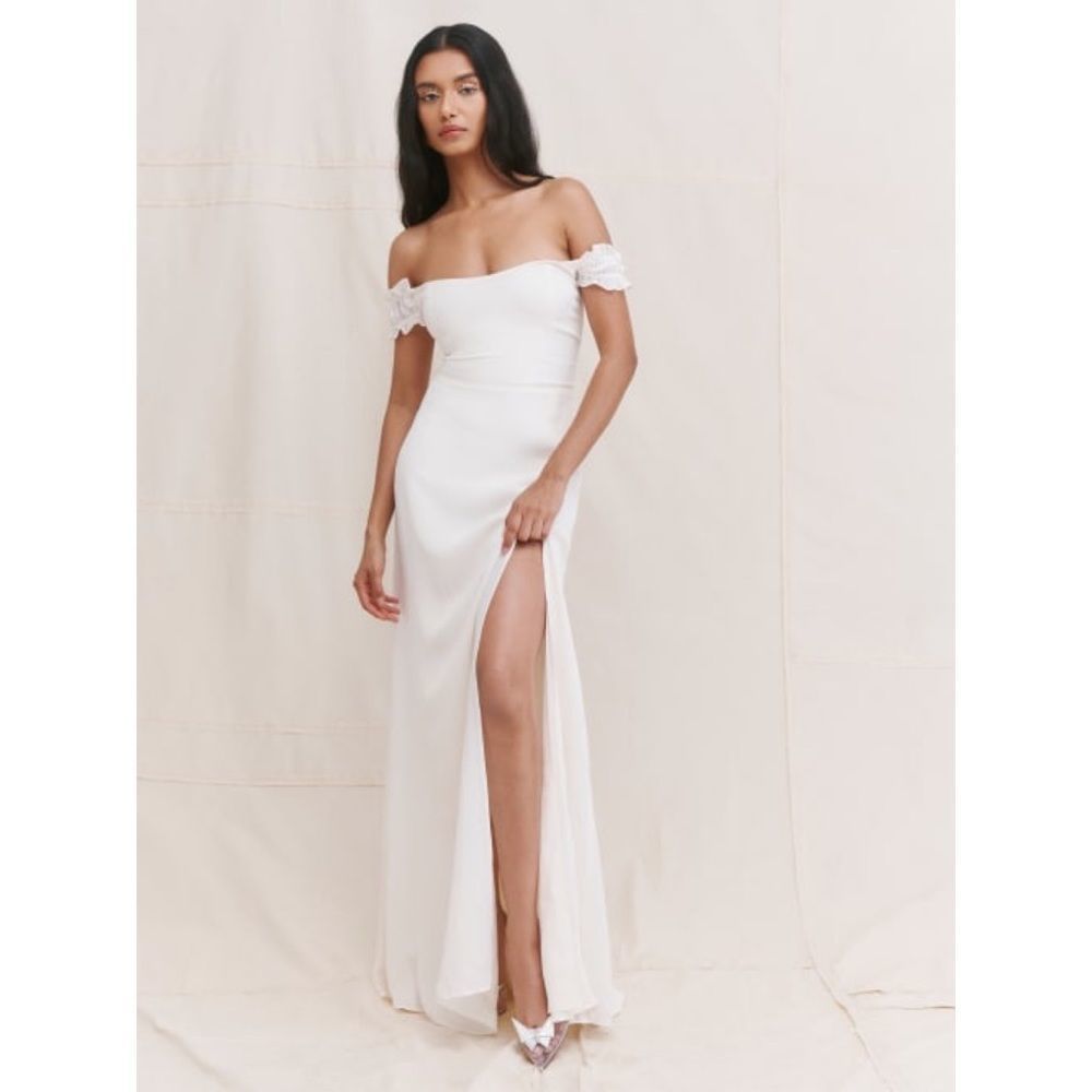 Reformation Gimlet Maxi Dress Ivory